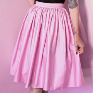 Vixen by Micheline Pitt | Powder Pink classic full swing skirt